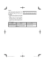 Preview for 72 page of HIKOKI NT 1850DBSL Handling Instructions Manual