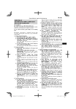 Preview for 165 page of HIKOKI NT 1850DBSL Handling Instructions Manual