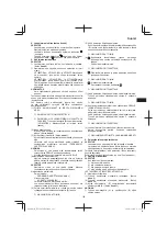 Preview for 193 page of HIKOKI NT 1850DBSL Handling Instructions Manual