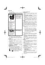 Preview for 210 page of HIKOKI NT 1850DBSL Handling Instructions Manual