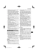 Preview for 107 page of HIKOKI R 18DB Handling Instructions Manual