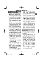 Preview for 11 page of HIKOKI R 36DA Handling Instructions Manual