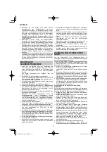 Preview for 12 page of HIKOKI R 36DA Handling Instructions Manual