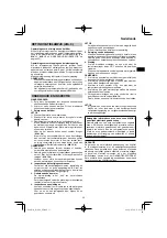 Preview for 33 page of HIKOKI R 36DA Handling Instructions Manual