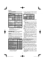 Preview for 38 page of HIKOKI R 36DA Handling Instructions Manual