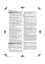 Preview for 42 page of HIKOKI R 36DA Handling Instructions Manual