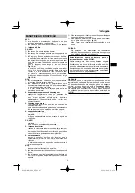 Preview for 45 page of HIKOKI R 36DA Handling Instructions Manual