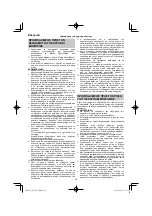 Preview for 68 page of HIKOKI R 36DA Handling Instructions Manual