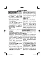 Preview for 74 page of HIKOKI R 36DA Handling Instructions Manual