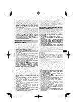 Preview for 75 page of HIKOKI R 36DA Handling Instructions Manual