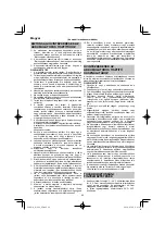 Preview for 80 page of HIKOKI R 36DA Handling Instructions Manual