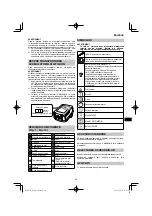 Preview for 99 page of HIKOKI R 36DA Handling Instructions Manual