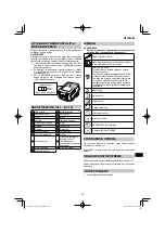 Preview for 127 page of HIKOKI R 36DA Handling Instructions Manual