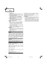 Preview for 30 page of HIKOKI SB 8V2 Handling Instructions Manual