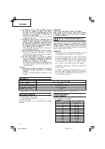 Preview for 36 page of HIKOKI SB 8V2 Handling Instructions Manual