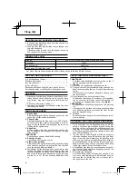 Preview for 14 page of HIKOKI SP 18SB Handling Instructions Manual