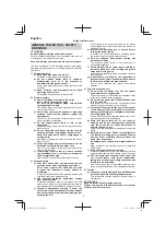 Preview for 2 page of HIKOKI SP 18VA Handling Instructions Manual