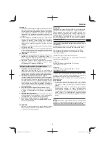 Preview for 23 page of HIKOKI SP 18VA Handling Instructions Manual