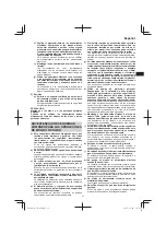 Preview for 31 page of HIKOKI SP 18VA Handling Instructions Manual