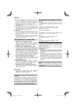 Preview for 34 page of HIKOKI SP 18VA Handling Instructions Manual