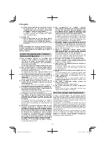 Preview for 36 page of HIKOKI SP 18VA Handling Instructions Manual