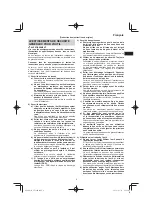 Preview for 9 page of HIKOKI SV 12SH Handling Instructions Manual