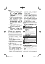 Preview for 14 page of HIKOKI SV 12SH Handling Instructions Manual