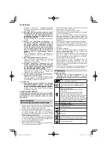 Preview for 18 page of HIKOKI SV 12SH Handling Instructions Manual