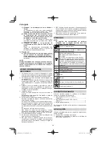 Preview for 26 page of HIKOKI SV 12SH Handling Instructions Manual