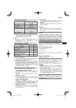 Preview for 37 page of HIKOKI SV 12SH Handling Instructions Manual