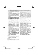 Preview for 42 page of HIKOKI SV 12SH Handling Instructions Manual