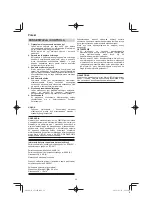 Preview for 48 page of HIKOKI SV 12SH Handling Instructions Manual