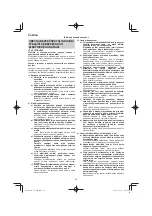 Preview for 52 page of HIKOKI SV 12SH Handling Instructions Manual