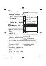 Preview for 56 page of HIKOKI SV 12SH Handling Instructions Manual