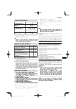 Preview for 57 page of HIKOKI SV 12SH Handling Instructions Manual