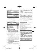 Preview for 63 page of HIKOKI SV 12SH Handling Instructions Manual