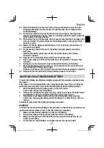 Preview for 27 page of HIKOKI SV 1813DA Handling Instructions Manual