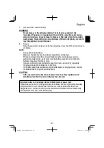 Preview for 41 page of HIKOKI SV 1813DA Handling Instructions Manual