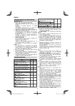 Preview for 42 page of HIKOKI UR 18DSML Handling Instructions Manual