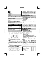 Preview for 102 page of HIKOKI UR 18DSML Handling Instructions Manual