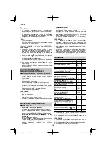 Preview for 122 page of HIKOKI UR 18DSML Handling Instructions Manual