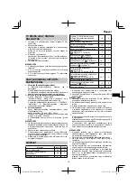 Preview for 131 page of HIKOKI UR 18DSML Handling Instructions Manual