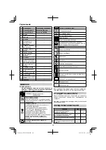 Preview for 212 page of HIKOKI UR 18DSML Handling Instructions Manual