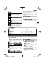 Preview for 87 page of HIKOKI UV 3628DA Handling Instructions Manual