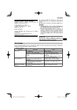 Preview for 91 page of HIKOKI UV 3628DA Handling Instructions Manual