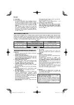 Preview for 100 page of HIKOKI UV 3628DA Handling Instructions Manual