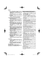 Preview for 104 page of HIKOKI UV 3628DA Handling Instructions Manual