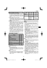 Preview for 109 page of HIKOKI UV 3628DA Handling Instructions Manual