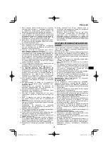 Preview for 125 page of HIKOKI UV 3628DA Handling Instructions Manual