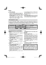 Preview for 154 page of HIKOKI UV 3628DA Handling Instructions Manual